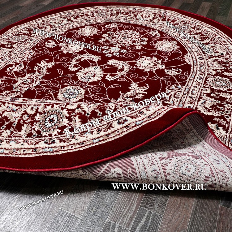 Турецкий Ковер Для гостиной дизайн 80 красный Овал