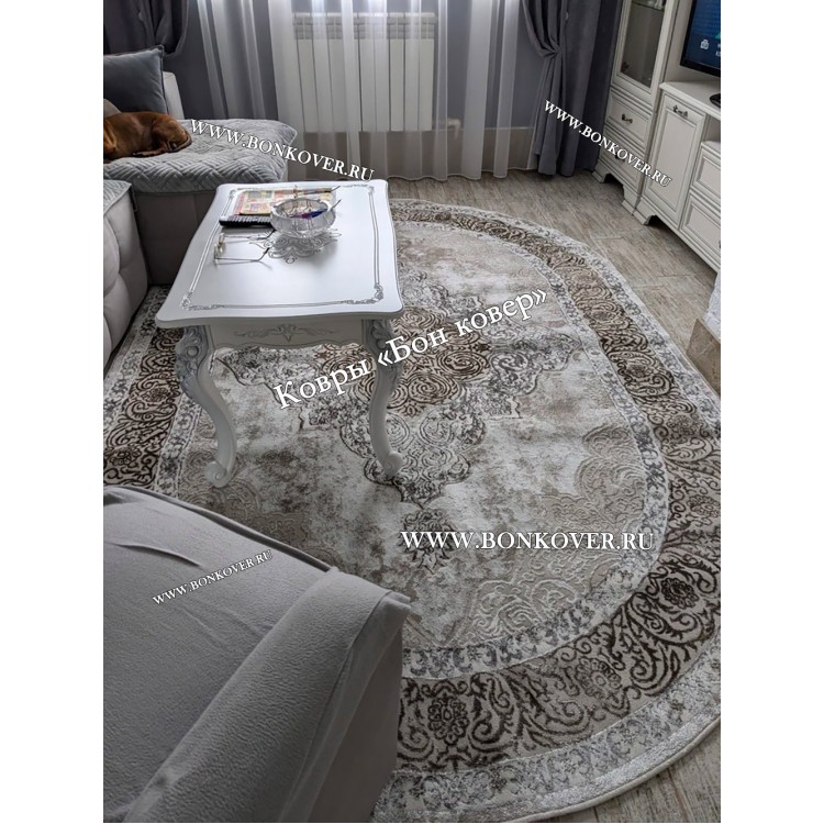 Современный Ковер Для Гостиной Арт 30354 Овал