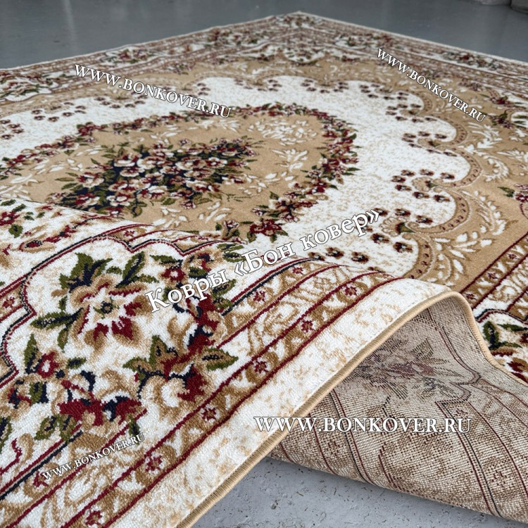 КОВЕР РОССИЙСКИЙ ЖАККАРДОВЫЙ АРТ 2461 БЕЖЕВЫЙ